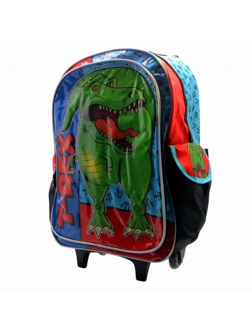 DI191 MOCHILA 18" CON CARRO MUNDO DINO