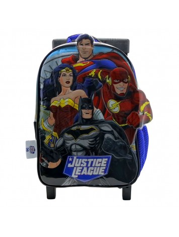 LJ317 MOCHILA 12" CON CARRO LIGA JUSTICIA