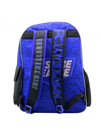 LJ121 MOCHILA 18" ESPALDA LIGA JUSTICIA