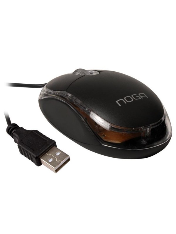 MOUSE NOGA NG-611U LED NEGRO